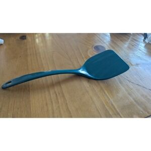 EKCO Vintage Teal Green Nylon Spatula Turner Solid Kitchen Utensil 11.5 Inch